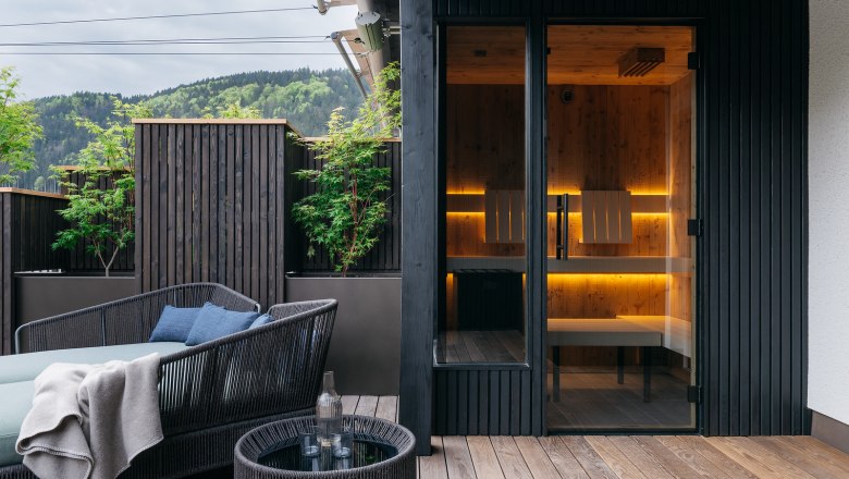 Sauna room Refugium, © Refugium Lunz Sauna room Refugium, © Refugium Lunz