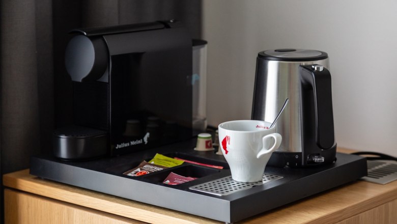 Coffee machine station deluxe room, © Peter Hruska Coffee machine station deluxe room, © Peter Hruska