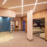 Modern wellness area with various saunas