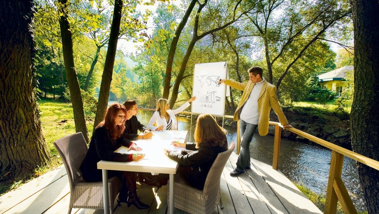 Seminar- und Eventhotel Krainerhütte, outdoor seminar, © Hotel Krainerhütte Betriebs GmbH