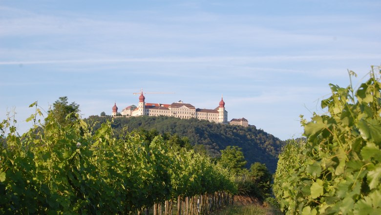 Goettweig Abbey with vineyards, &copy; Eveline Gruber